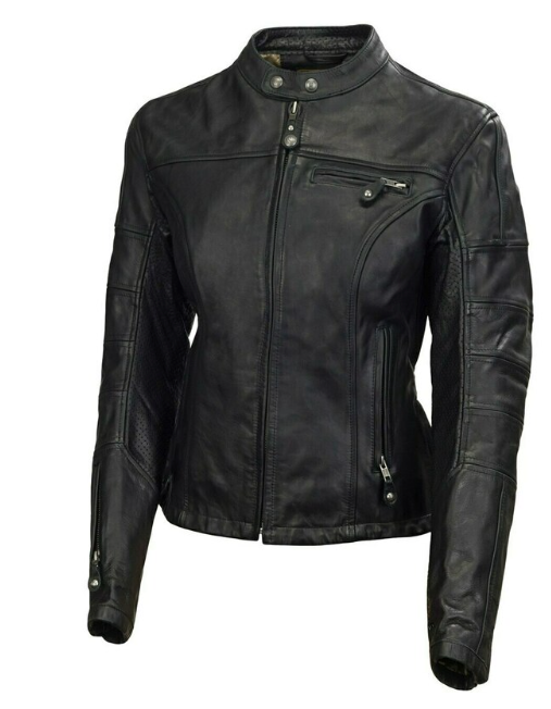 Maven CE Women's Motorcycle Jacket Black