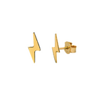 Little Flash Stud Earrings Gold
