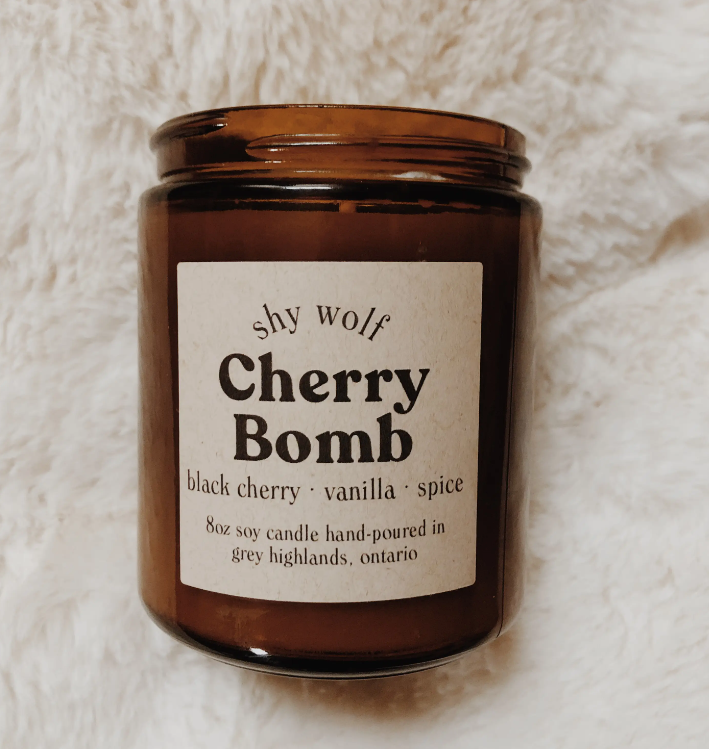 Vinyl Candle Collection Cherry Bomb