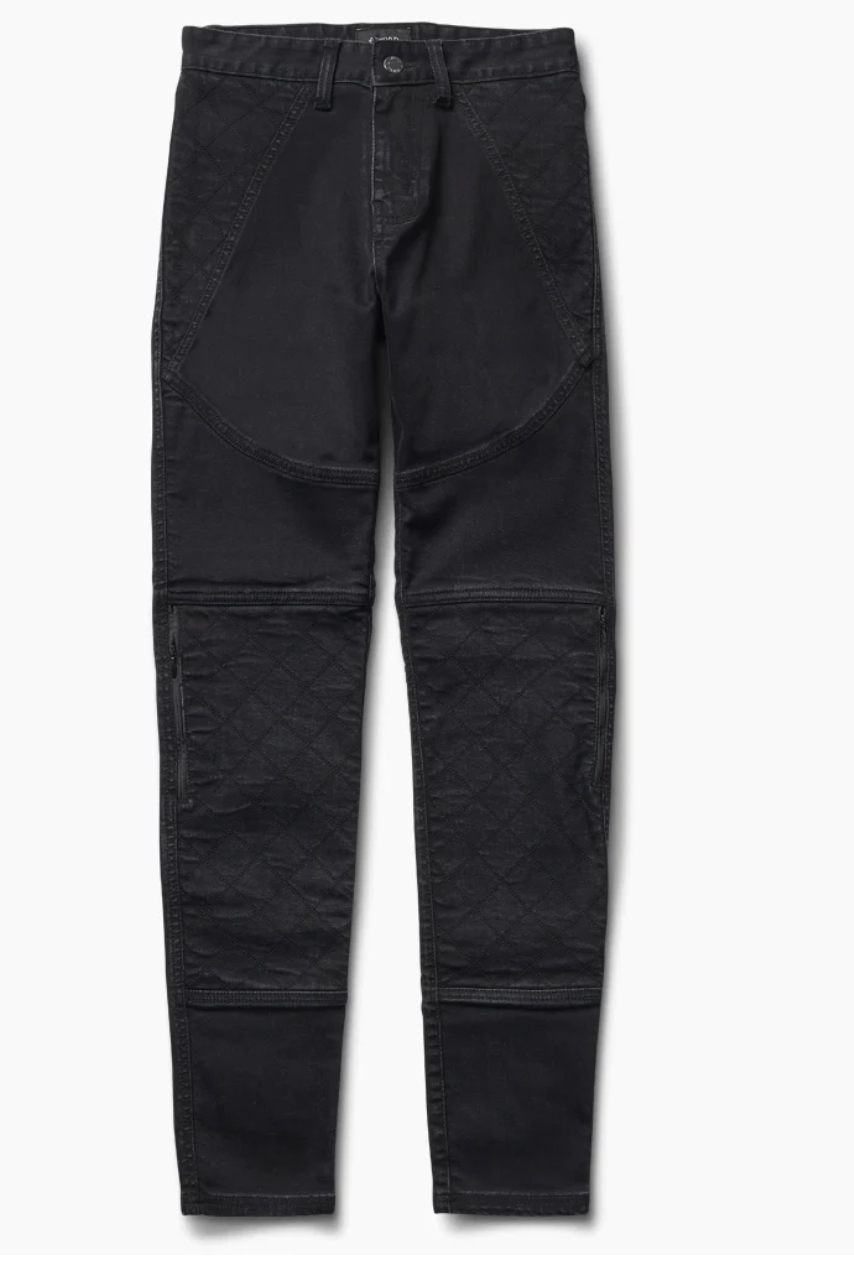 Voyager Moto Jeans Washed Black