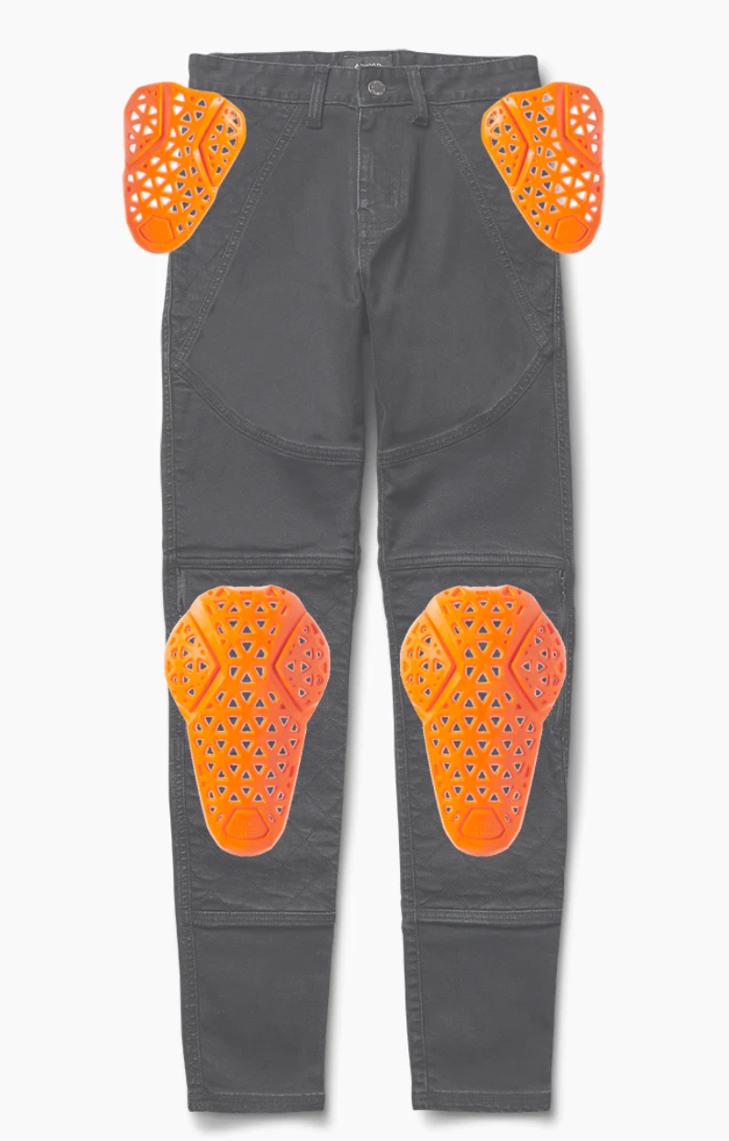 Voyager Moto Jeans Washed Black