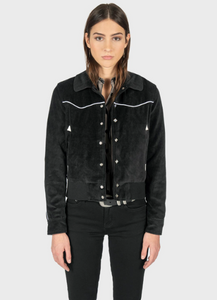 Unisex Jackson Jacket Black Velvet