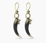 Raven Talon Earrings Bronze