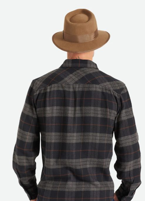 Bowery L/S Flannel Black/Charcoal