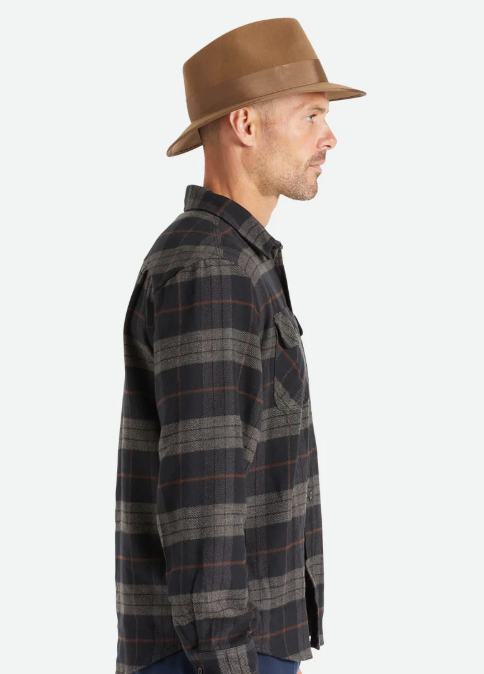 Bowery L/S Flannel Black/Charcoal