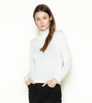 Turtle Neck Lightweight Sweater Ivory