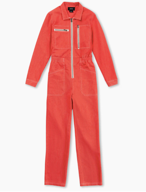 Cadet Jumpsuit Cherry