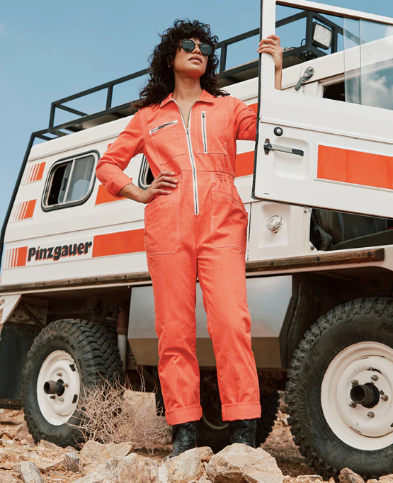 Cadet Jumpsuit Cherry