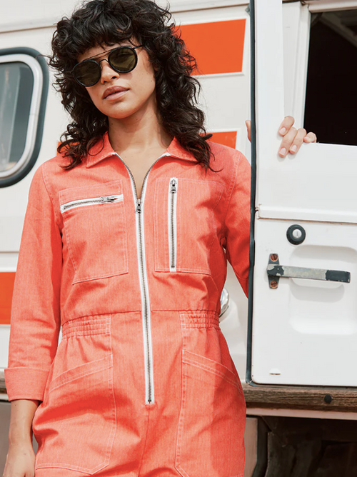 Cadet Jumpsuit Cherry