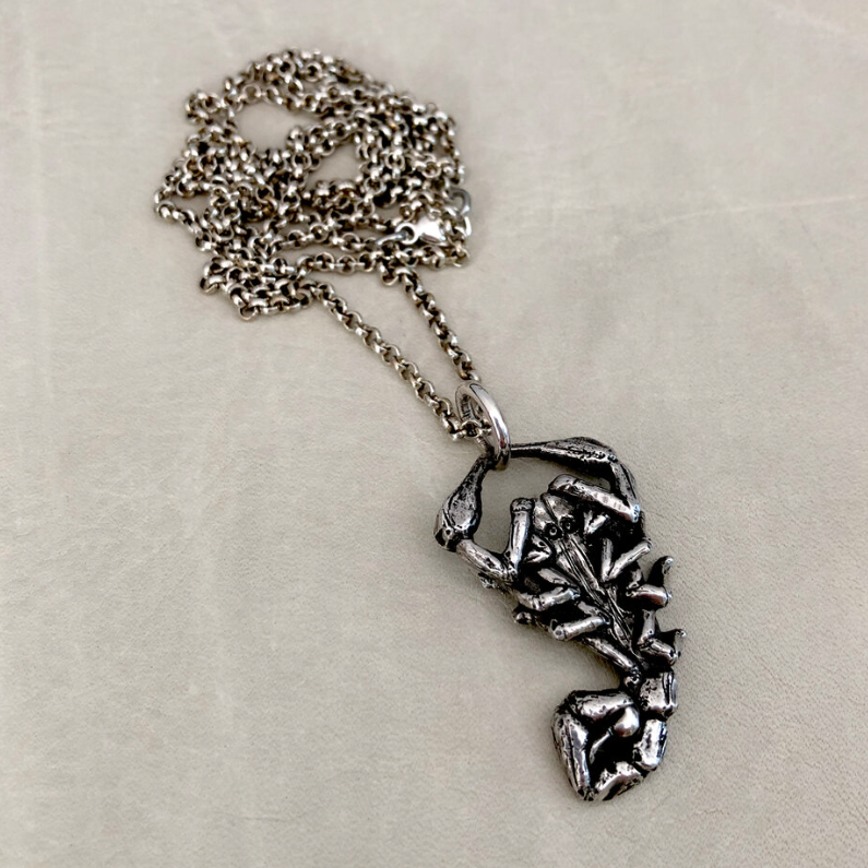 Large Scorpion Necklace SIlver