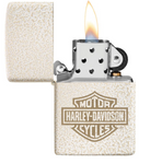 Zippo Lighter Harley Davidson White