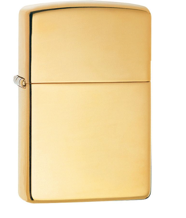 Zippo Lighter Shiny Gold