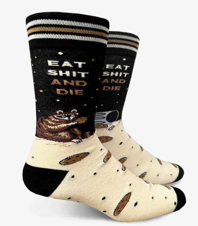 Men's Crew Socks Eat Shit And Die