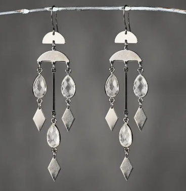 Rain Drop Chandelier Earrings