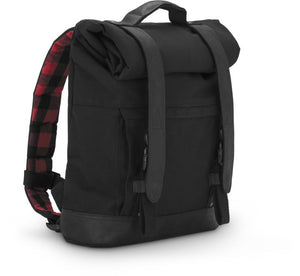 Waxed Cotton Backpack Black