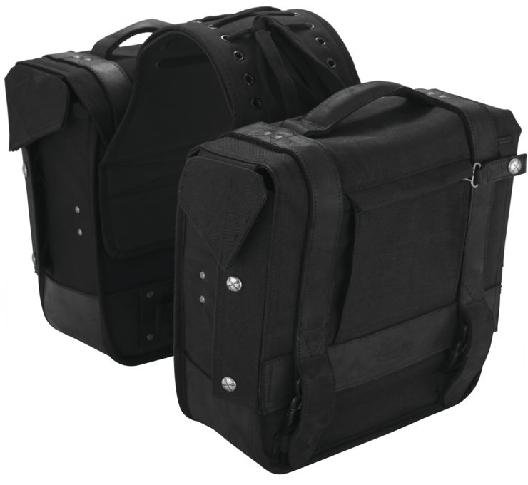 Black Burly Brand Voyager Throw Over Saddlebags
