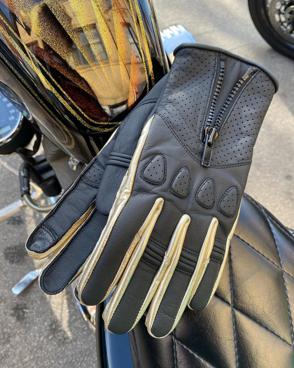 Ziggy Gloves Blk/Gold