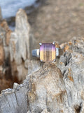 Vintage Pastel Rainbow Ring Size 9.5