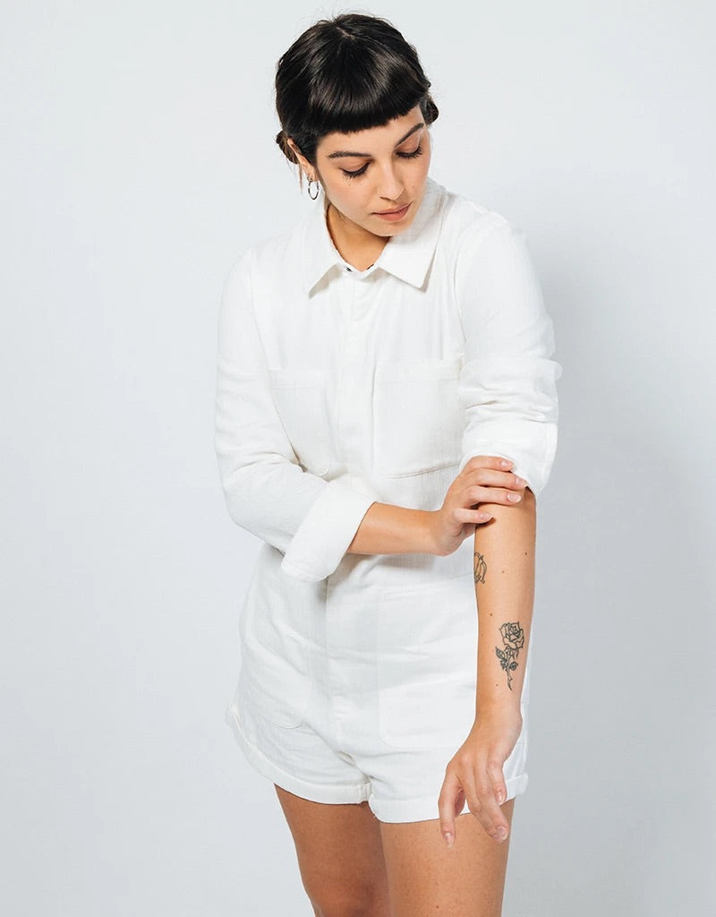 No Service Jumper White