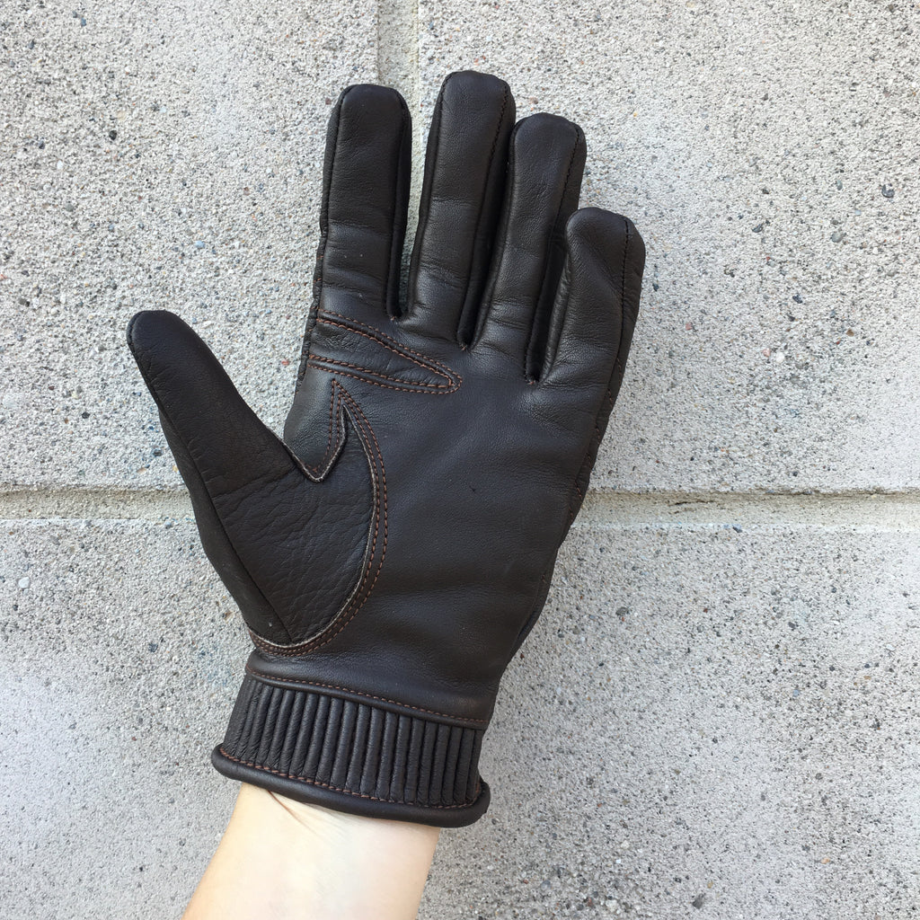 Tarnish Jett Women's Motorcycle Glove Dark Brown