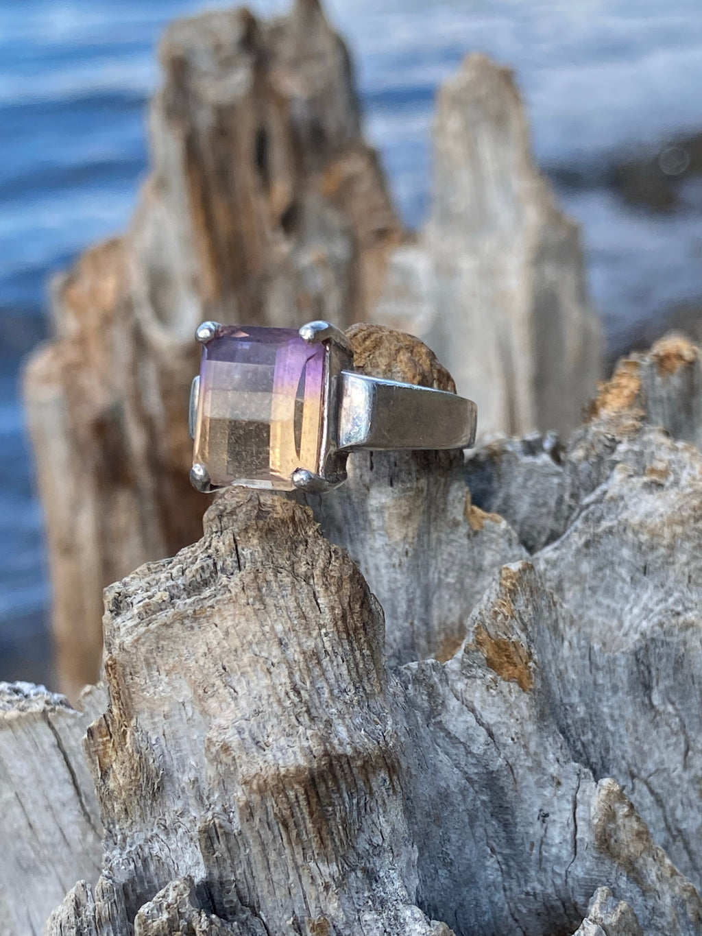 Vintage Pastel Rainbow Ring Size 9.5