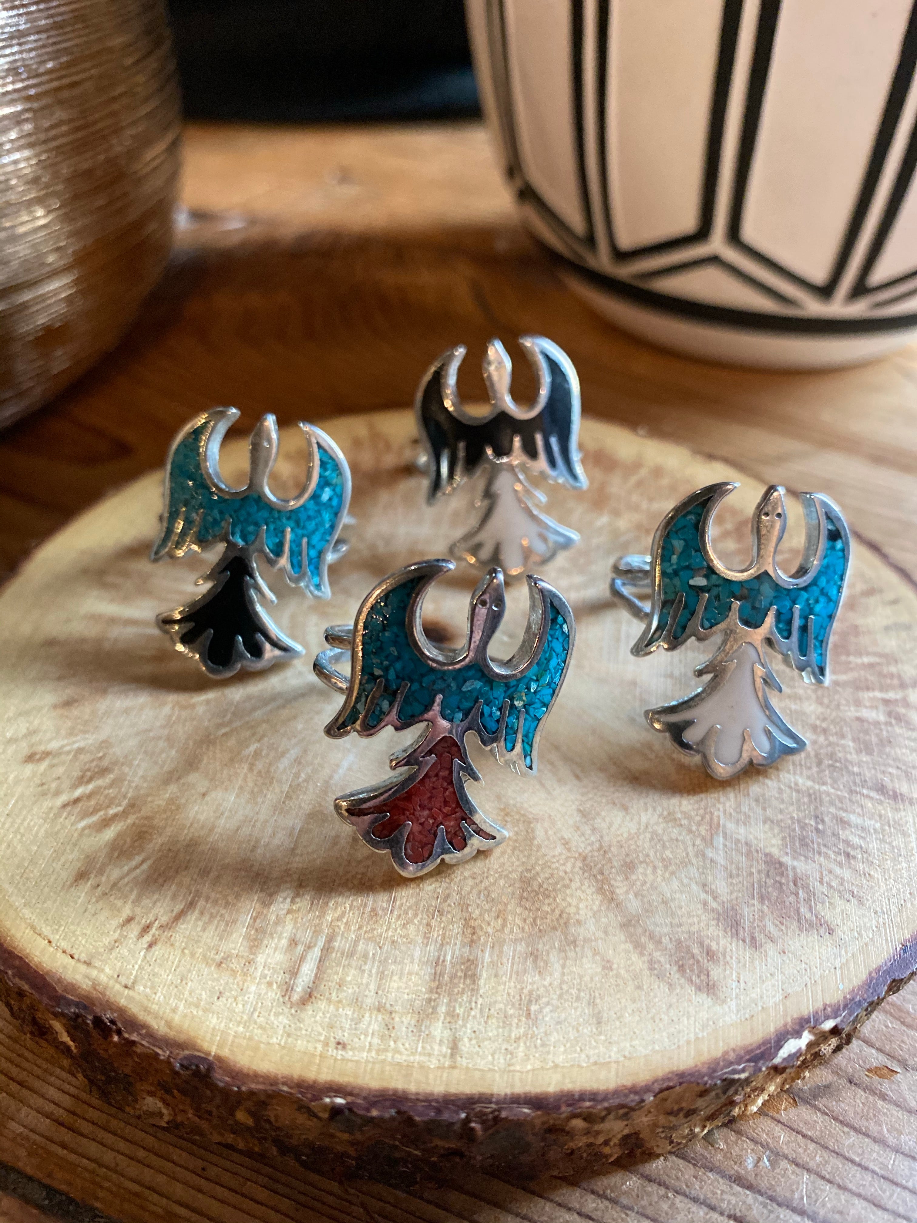 Thunderbird Ring Size 8