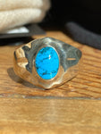 Vintage Blue Stone Sterling Ring